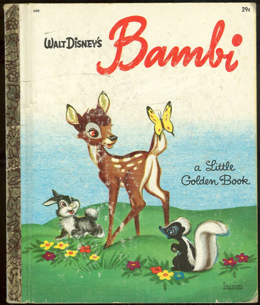 Walt Disney's Bambi by Felix Salten Little Golden Book