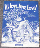 It's Love, Love, Love 1943 Vintage Sheet Music