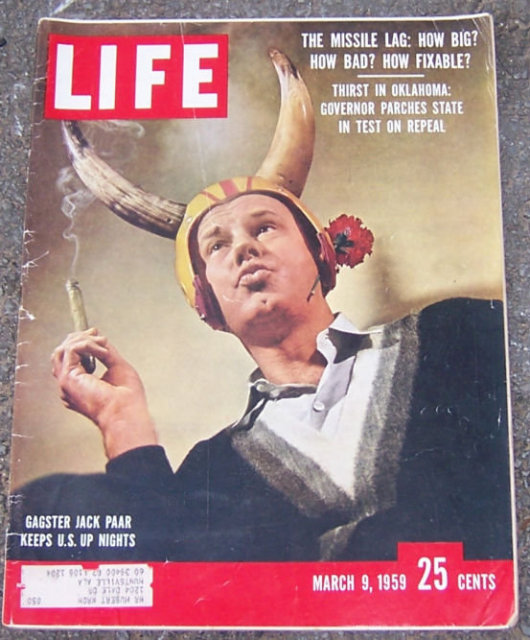 Life Magazine March 9, 1959 Jack Paar on Cover
