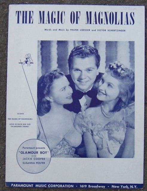 Magic of Magnolias From Glamour Boy Jackie Cooper 1941