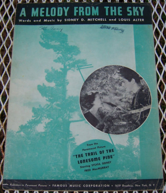 Melody From the Sky From Trail of the Lonesome Pine