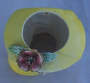 Vintage Lady in Yellow Head Vase with Roses June