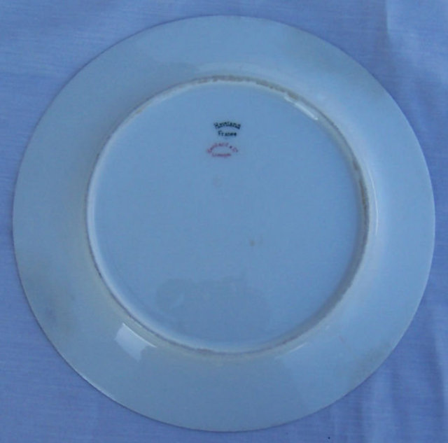 Haviland Limoges Small Plate with Green Garland Design
