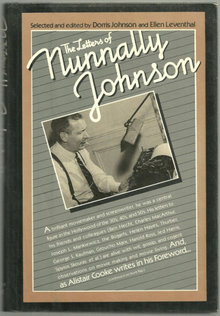 Letters of Nunnally Johnson 1981 1st edition with DJ