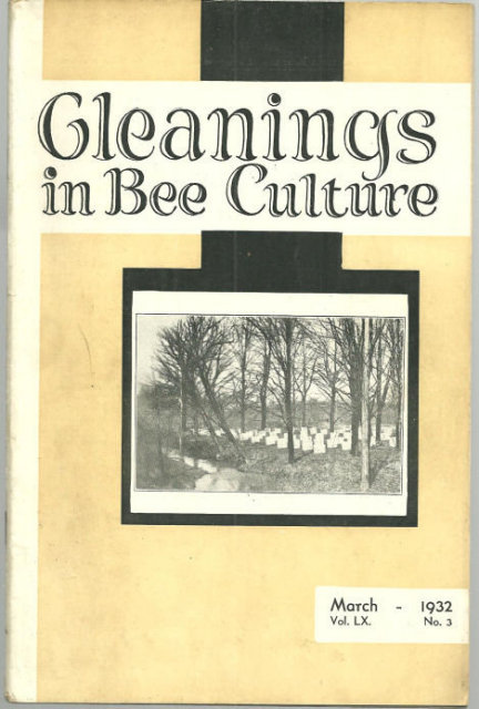 Gleanings in Bee Culture March 1932 Spring Bee Fever