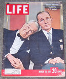 Life Magazine March 10, 1961 Chevalier and Crosby Cover