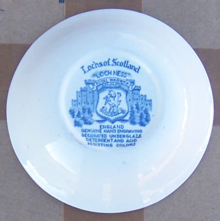 Lochs of Scotland Blue and White Loch Ness Berry Bowl