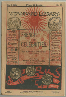 French Celebrities As Seen by Their Contemporaries 1883