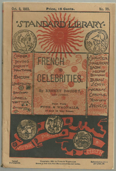 French Celebrities As Seen by Their Contemporaries 1883