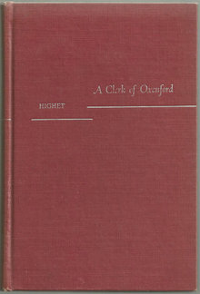 Clerk of Oxenford Essays on Literature and Life 1954
