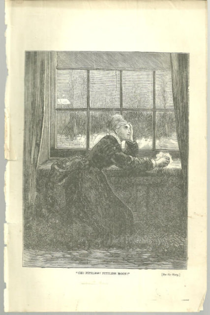 Oh Pitiless, Pitiless Moon From 1876 Peterson's Mag