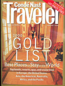 Conde Nast Traveler Magazine January 2000 Gold List