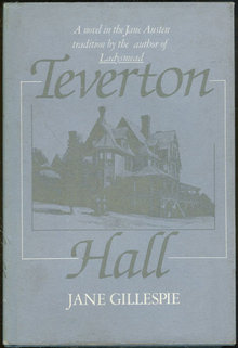 Teverton Hall by Jane Gillespie 1983 Regency Romance DJ