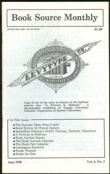 Book Source Monthly Magazine June 1990 Halftone Process