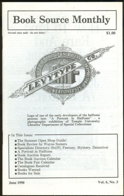 Book Source Monthly Magazine June 1990 Halftone Process