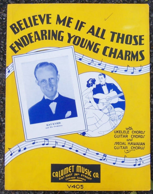 Endearing Young Charms Featured by Kay Kyser 1935 Sheet Music