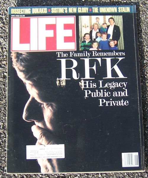 Life Magazine June 1988 Robert Kennedy on Cover