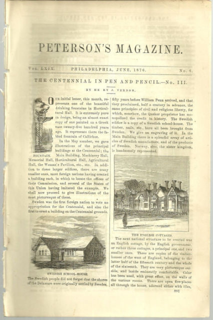 Centennial in Pen and Pencil Part III Henry Vernon Article