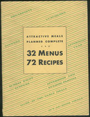 Attractive Meals Planned Complete 32 Menus 72 Recipes