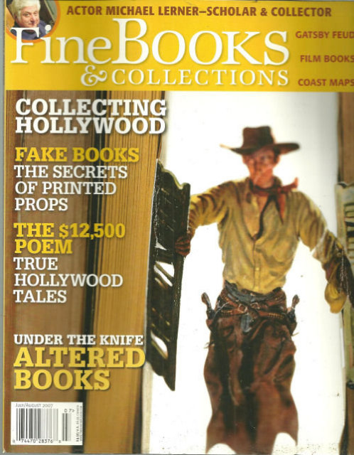 Fine Books and Collections July/August 2007 Hollywood