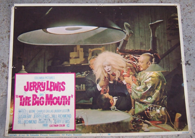 Lobby Card Jerry Lewis as the Big Mouth 1967 Movie