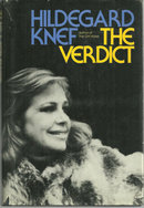 The Verdict by Hildegard Knef 1975 1st edition with DJ