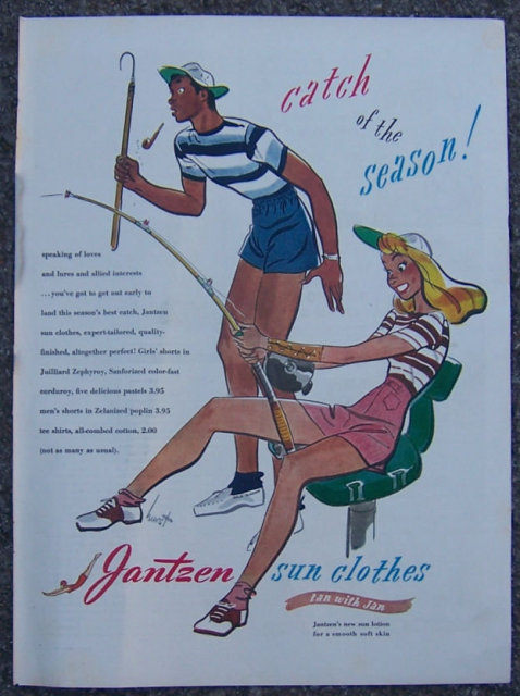 1955 Jantzen Sun Clothes Life Magazine Advertisement