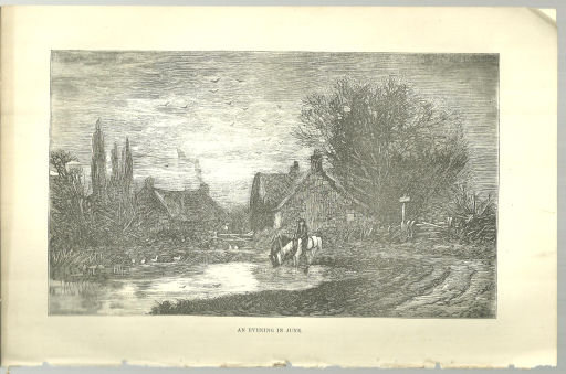 An Evening in June from 1876 Peterson's Magazine