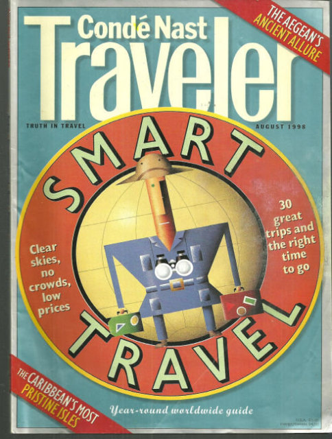 Conde Nast Traveler Magazine August 1998 Smart Travel