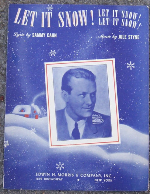 Let it Snow, Let it Snow, Let it Snow 1945 Sheet Music