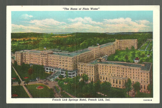 Postcard of French Lick Springs Hotel, French Lick, IN