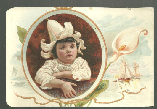 Easter Greetings From Lion Coffee Victorian Trade Card