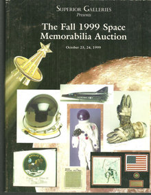 Superior Galleries Fall 1999 Space Memorabilia Auction
