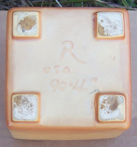 Vintage Roseville Pottery Florane Square Planter 90-4