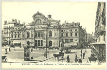 Postcard of Place du Roulement Angers, France