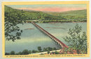 Postcard Bird's Eye View of Rockville Bridge Harrisburg, PA
