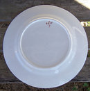 Decorative Plate with Birds and Berries and Gold Trim
