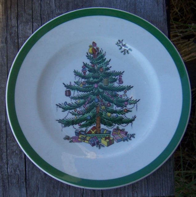 Vintage Spode England Christmas Tree 6 1/2