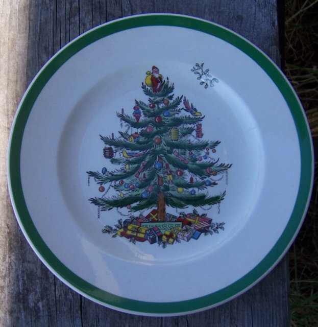 Vintage Spode England Christmas Tree 7 1/2