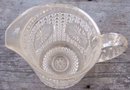 Imperial Glass Star Medallion Clear Milk Pitcher
