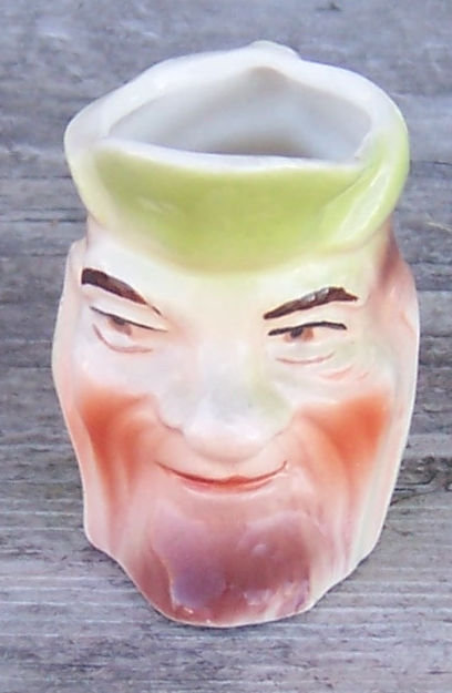 Czechoslovakia Man w/ Red Beard and Green Hat Toby Mug