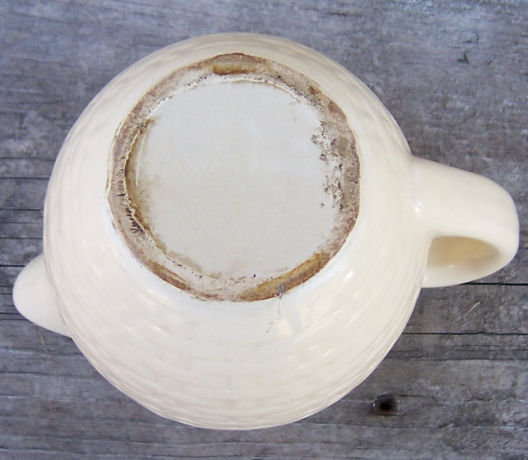 Weller Pottery Pierre Basketweave Milk Pitcher