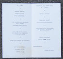 Vintage Menu House of Peter, Peter Island Yacht Club