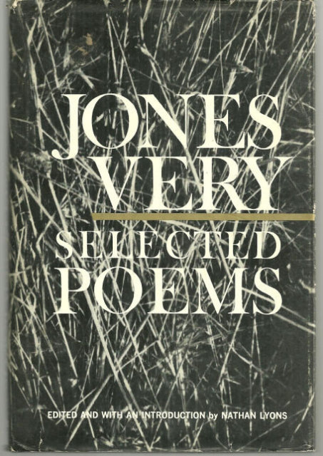 Selected Poems by Jones Very 1966 1st edition with DJ