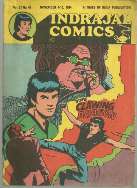 Indrajal Comics Clawing Dragon No. 21 Vol. 45 1984
