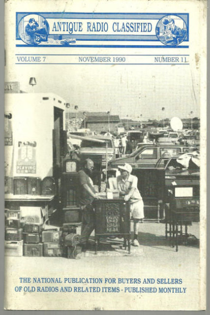 Antique Radio Classified Mag November 1990 Conference
