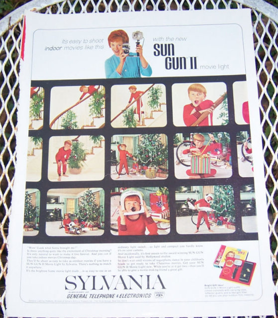 1963 Sylvania Christmas Magazine Advertisement