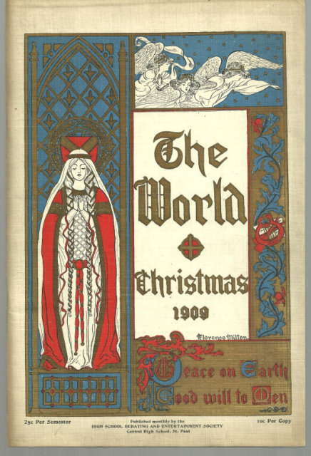 The World Christmas 1909 Central High School St. Paul, MN