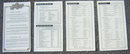 Vintage Wine and Draught Menu From FX McRory's Seattle, Washington