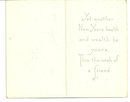 Victorian New Year Greeting Card with Holly and Snow